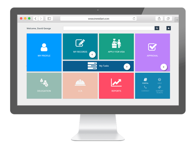 screenshot of Immidart Enterprise